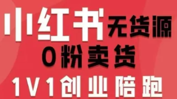 小红书无货源0粉电商课，开店准备、选品策略、笔记撰写、视频剪辑、数据分析、账号打造、资料文档（更新26年1月）
